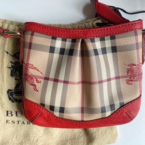 SOLD Burberry Haymarket Hartham Mini Crossbody Bag